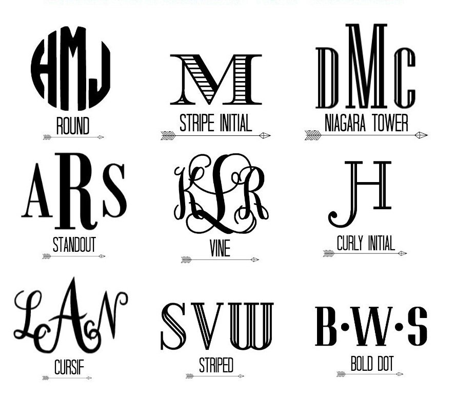 Reference initials. Reference initials