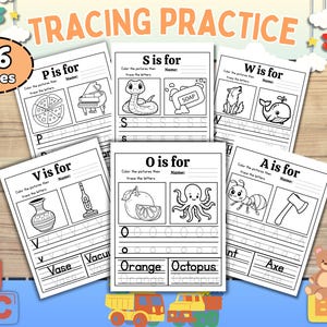 Alphabet Tracing Worksheets: Preschool, Kindergarten Handwriting Practice (PDF Download)