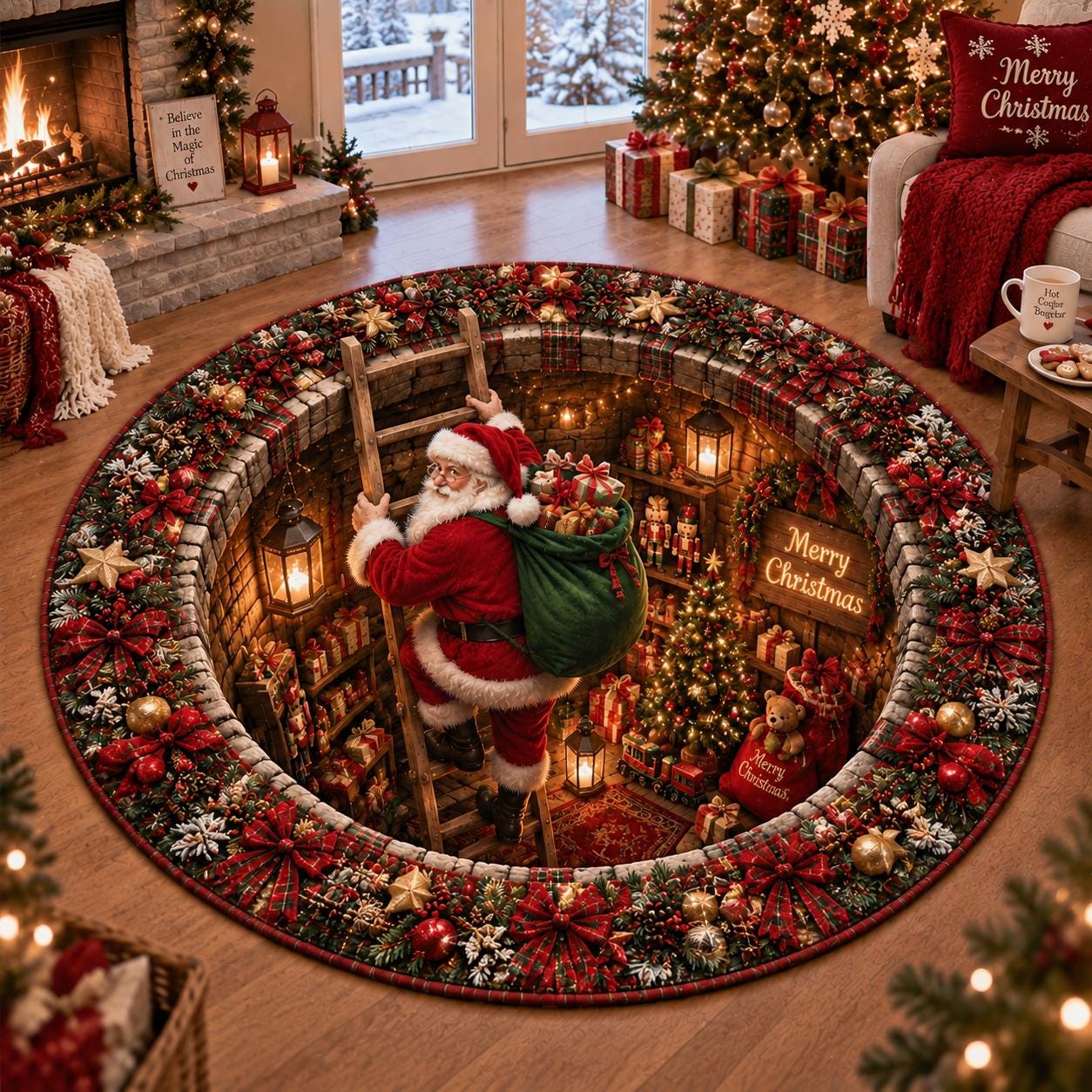 Weihnachtsteppich