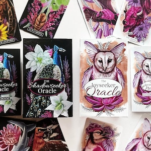 Oracle BUNDLE Joyseeker Oracle Shadowseeker Oracle Deck Bundle Animal Oracle Cards Botanical Oracle Deck for Beginners Unique Oracle Deck