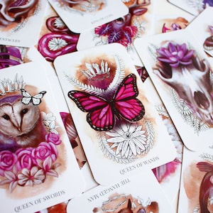 Jeu de tarots Joyseeker | 78 cartes de tarot | Jeu de tarots pour débutants | Cartes de tarot uniques | Cadeau pour elle