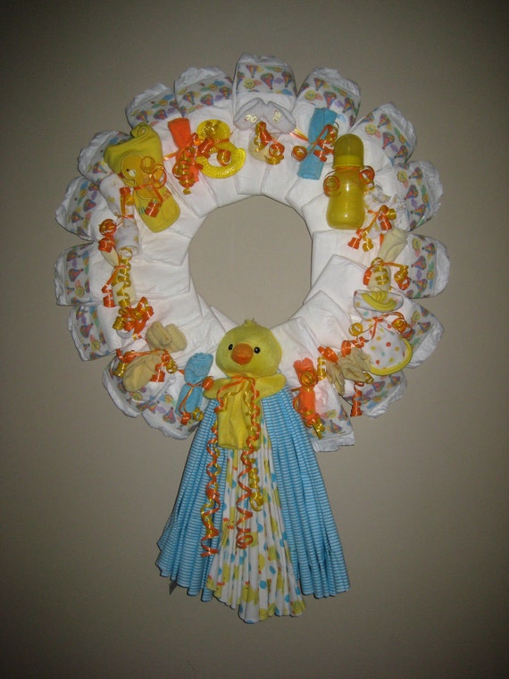 Items similar to Duck Baby Wreath (gender neutral) on Etsy