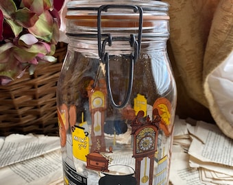 2 Liter Made in France Canning Jar With Lock Scenes from Home
