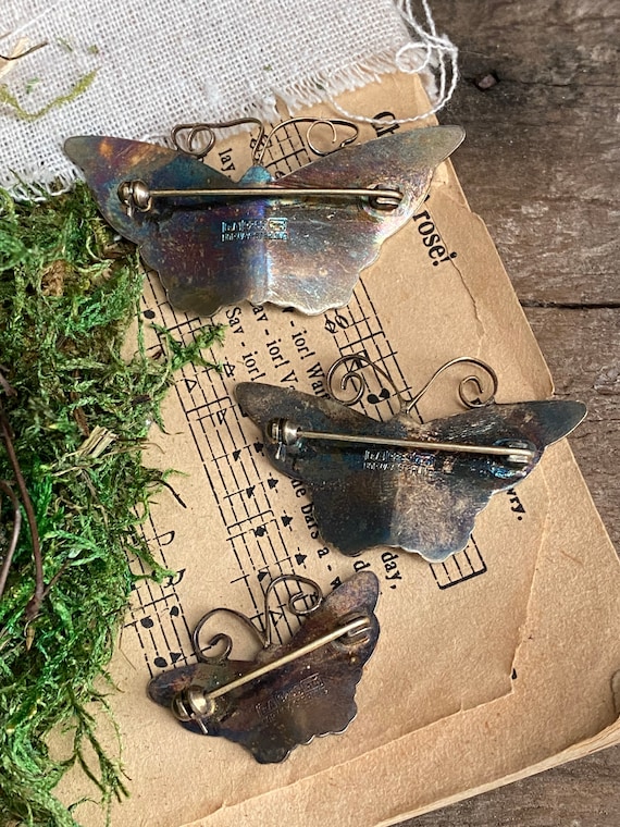 David Andersen Sterling and Guilloche Enamel Butt… - image 2