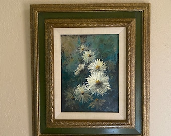 【値下げ】VINTAGE PAINT FLOWER OP CLANE Vintage Flower Print, Van Gogh Painting, Flower Painting