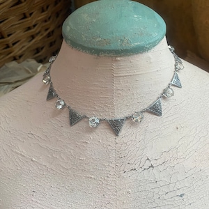 Beautiful Art Deco Crystal Necklace