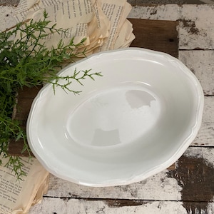 Terrace White Burleigh Ware Est 1851 English Ironstone Bowl