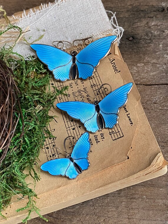 David Andersen Sterling and Guilloche Enamel Butt… - image 3