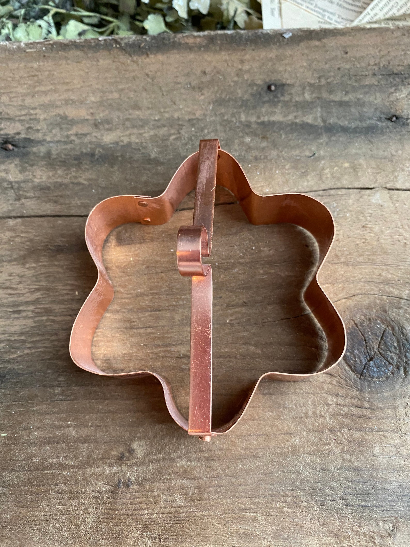 Vintage Copper Cookie Cutters Etsy