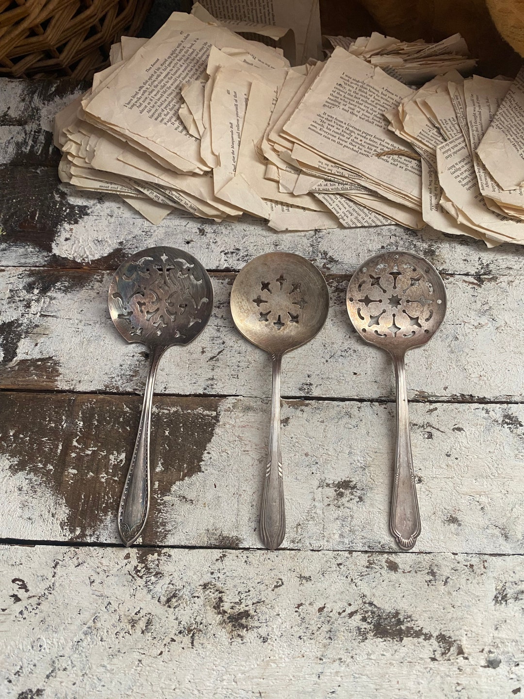 Vintage Silver Plate Tomato Spoons Sold Separately Popular Vintage