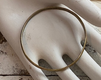 Vintage Sterling Silver Vermeil Bangle Bracelet