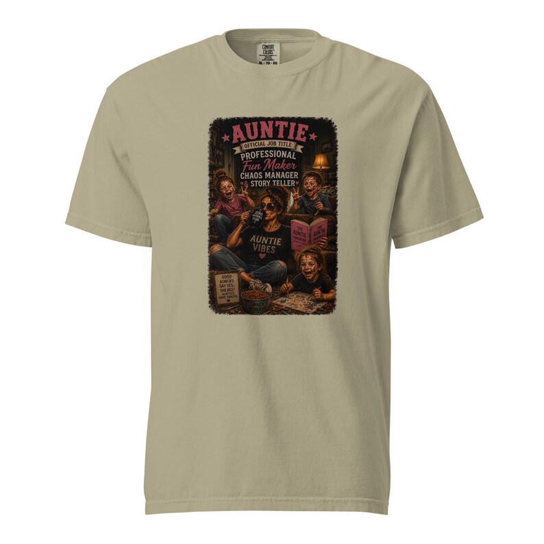 Chaos Creator Auntie Shirt | Funny Aunt Gift | Cool Auntie T-Shirt | Best Aunt Ever Tee | Gift for Aunt | Chaos Manager Family Shirt