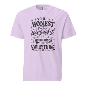 Funny Mom Shirt, Just Winging It Tee, Life Motherhood My Outfit Everything, Mom Life T Shirt, Gift for Mom, New Mom Birthday Gift