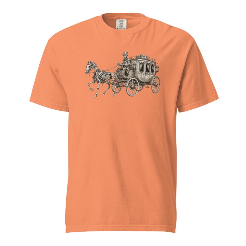 Happy Halloween Comfort Colors Shirt, Skeleton Halloween Tee, Vintage Spooky Ghost Witch Shirt, Pumpkin Graphic Tee, Unisex Fall Shirt