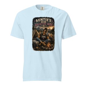 Auntie's Adventure Mode Shirt | Funny Camping Aunt Shirt | Cool Aunt Gift | Hiking Tee | Outdoor Lover Shirt | Chaos Creator Auntie