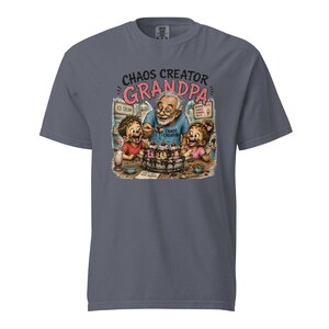 Chaos Creator Grandpa Shirt | Funny Grandpa Gift | Ice Cream Grandpa T-Shirt | Grandfather Gift | Gift for Papa | Family Humor Tee