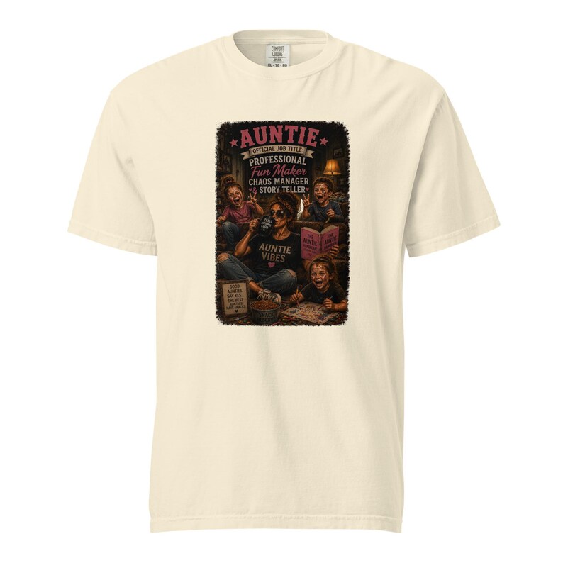 Chaos Creator Auntie Shirt | Funny Aunt Gift | Cool Auntie T-Shirt | Best Aunt Ever Tee | Gift for Aunt | Chaos Manager Family Shirt