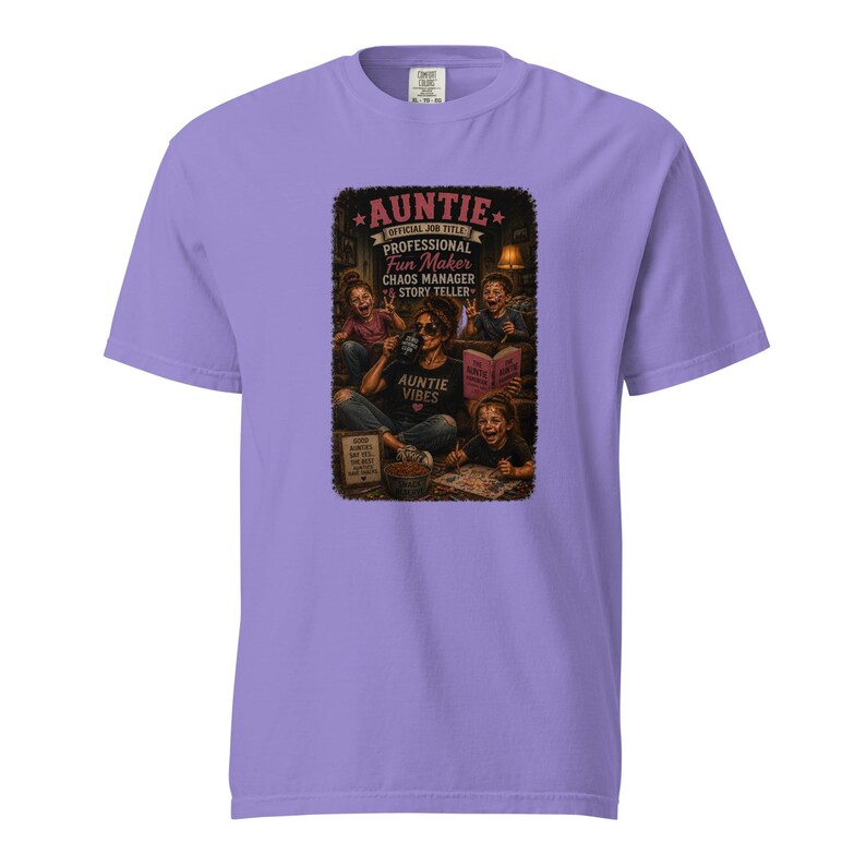 Chaos Creator Auntie Shirt | Funny Aunt Gift | Cool Auntie T-Shirt | Best Aunt Ever Tee | Gift for Aunt | Chaos Manager Family Shirt