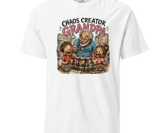 Chaos-Opa-T-Shirt | Lustiges Eiscreme-Opa-Shirt | Geschenk für Papa