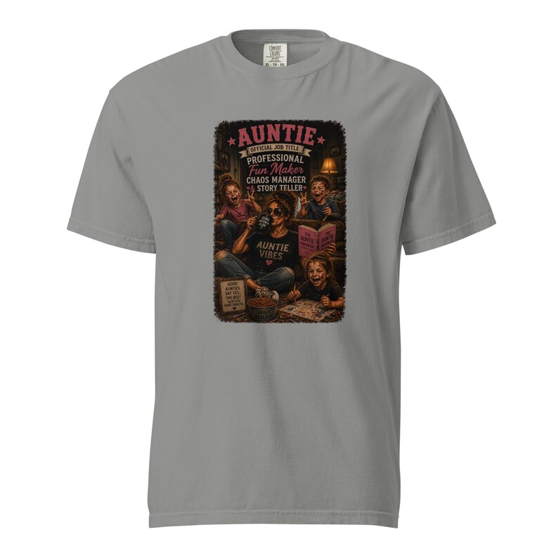 Chaos Creator Auntie Shirt | Funny Aunt Gift | Cool Auntie T-Shirt | Best Aunt Ever Tee | Gift for Aunt | Chaos Manager Family Shirt