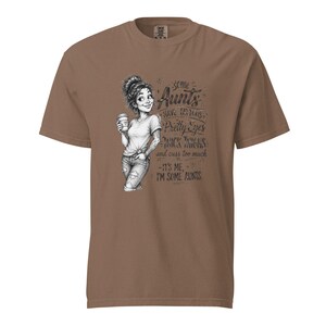 Tattooed Aunt Shirt, Some Aunts Have Tattoos Thick Thighs Tee, Funny Cool Aunt T Shirt, Messy Bun Auntie Gift, Gift for Aunt