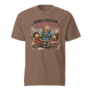 Chaos Creator Grandpa Shirt | Funny Grandpa Gift | Ice Cream Grandpa T-Shirt | Grandfather Gift | Gift for Papa | Family Humor Tee