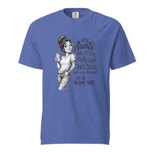 Tattooed Aunt Shirt, Some Aunts Have Tattoos Thick Thighs Tee, Funny Cool Aunt T Shirt, Messy Bun Auntie Gift, Gift for Aunt