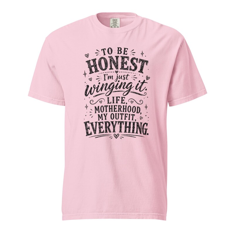 Funny Mom Shirt, Just Winging It Tee, Life Motherhood My Outfit Everything, Mom Life T Shirt, Gift for Mom, New Mom Birthday Gift