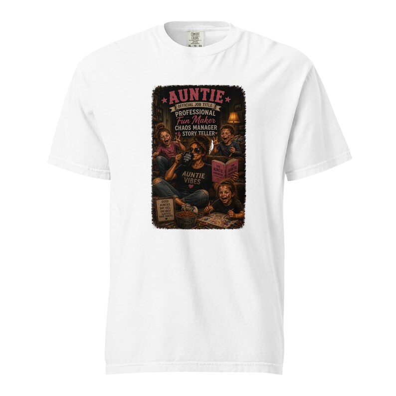 Chaos Creator Auntie Shirt | Funny Aunt Gift | Cool Auntie T-Shirt | Best Aunt Ever Tee | Gift for Aunt | Chaos Manager Family Shirt