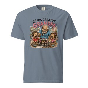 Chaos Creator Grandpa Shirt | Funny Grandpa Gift | Ice Cream Grandpa T-Shirt | Grandfather Gift | Gift for Papa | Family Humor Tee