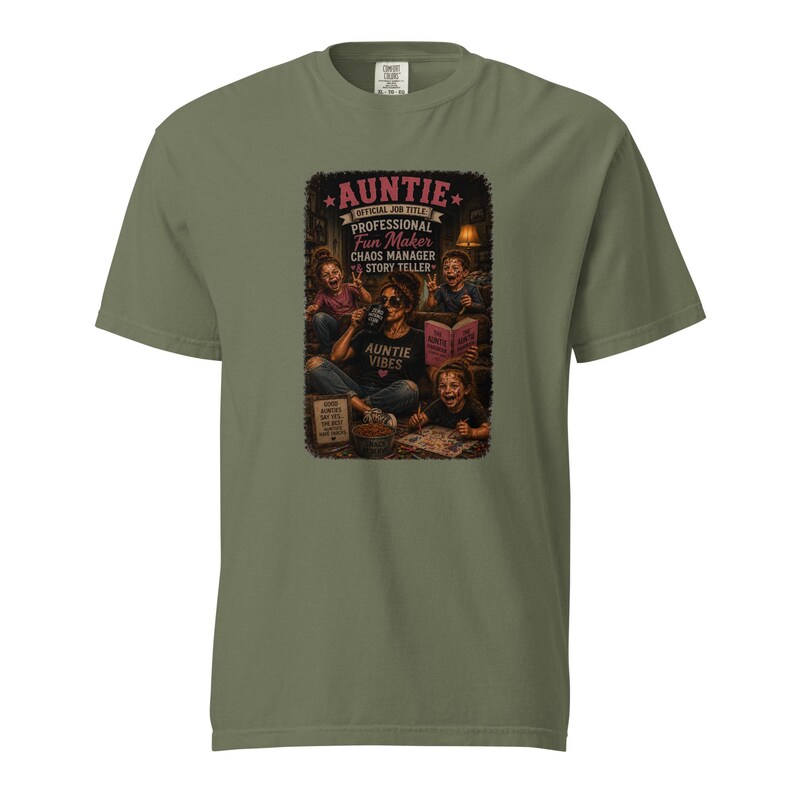 Chaos Creator Auntie Shirt | Funny Aunt Gift | Cool Auntie T-Shirt | Best Aunt Ever Tee | Gift for Aunt | Chaos Manager Family Shirt