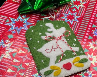 Handmade Reindeer Ornament