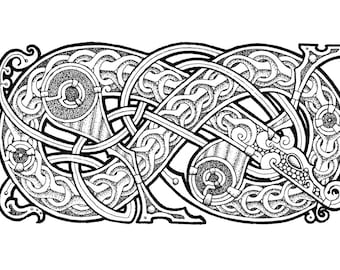 Norse Mammen-Style Beast PRINT