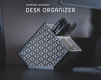 Kumiko Design Desk Organiser - Customisable Colours