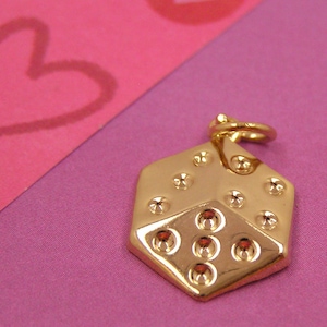 Charm de viaje Gold Dice Grambling Las Vegas
