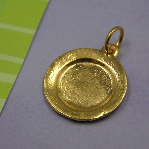 C12 Gold Dinner Plate Dessert Plate Chef Kitchen Charm