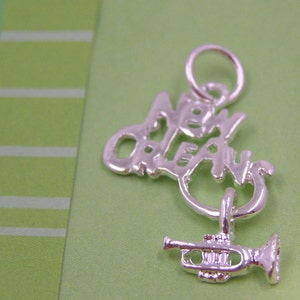 Silver New Orleans Jazz City Charm