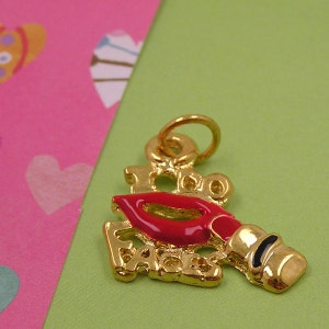 Gold I Do Faces Lips Lipstick Cosmetics Charm