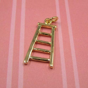 J16 Gold Ladder Shovel Screwdriver Hammer Saw Tool Charm