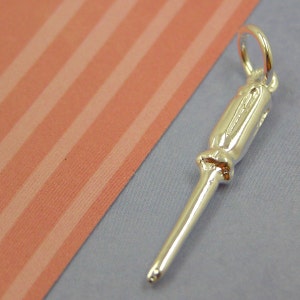 Silver Screwdriver Tool Plier Hammer Ladder Saw Charm