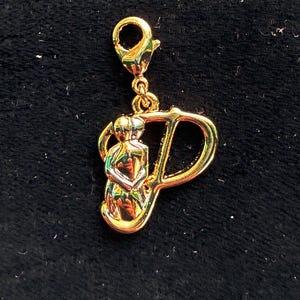 Vintage Polished Gold Passion Parties Pure Romance charms, pendants, zipper pulls - lobster claw attachment - dozen packs