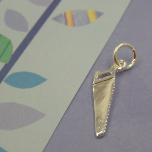 Silver Saw Tool Hammer Screwdriver Ladder Charm