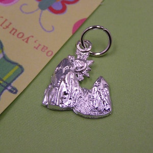 T35 Silver Mountain Sun Mt Everest Pikes Peak Matterhorn Alps Charm