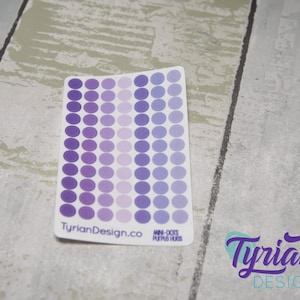 5mm Circle Dot Color Stickers for Planners and Journals. Dot Stickers ...