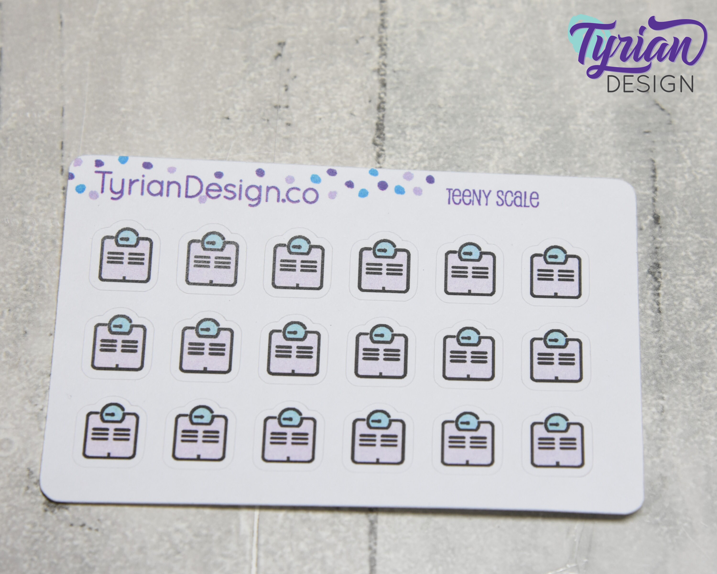 Fun Scale Stickers Scale Stickers | Tiny Scale Stickers on Mini Sheet | Great for Pocket ...
