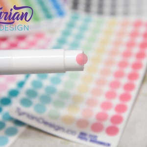 5mm Circle Dot Color Stickers for Planners and Journals. Dot Stickers ...
