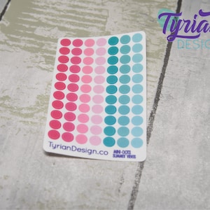 5mm Circle Dot Color Stickers for Planners and Journals. Dot Stickers ...