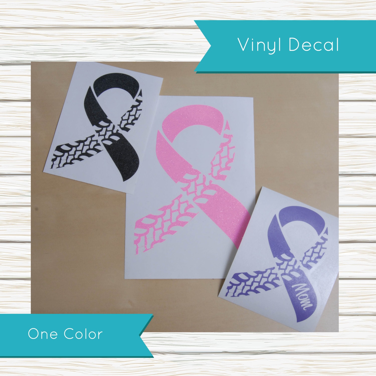 Autism Cancer Sticker Autism Ribbon 2 Pieces Set | Autism Awareness | Car Bumper Window ...