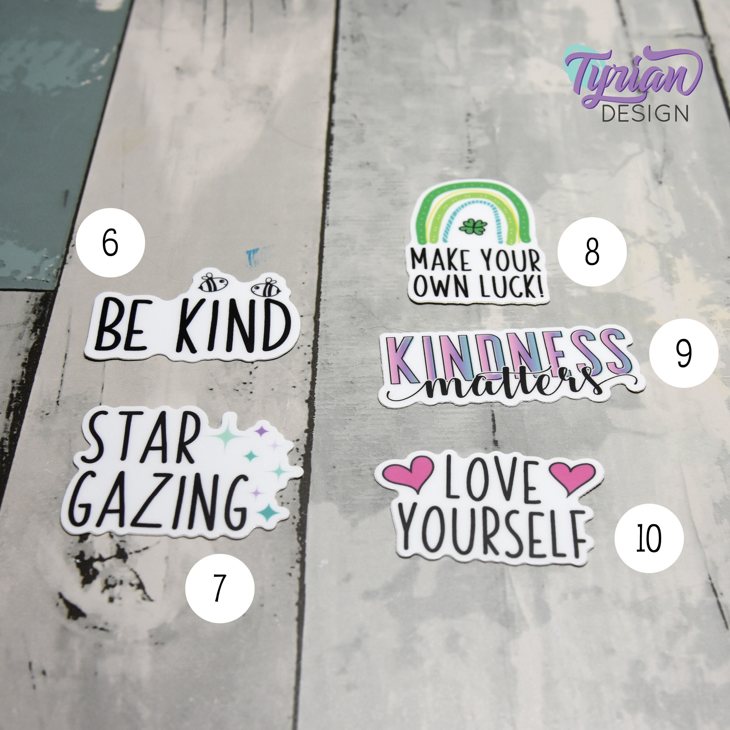 Small Vinyl Stickers | Pick and Choose 1 or All 18 | Stickers Are High ...