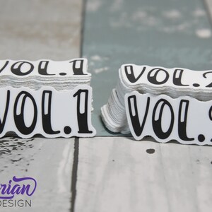 Vol. 1 Sticker | Volume One Planner Sticker | Sticker is High Quality ...